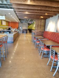 Polished Concrete Restaurant